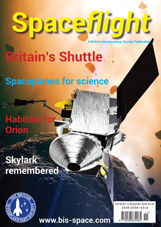 Spaceflight vol 58 No 11 – November 2016