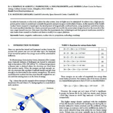 Technology Roadmap for A Magnetically Confined Fusion Powered Spacecraft