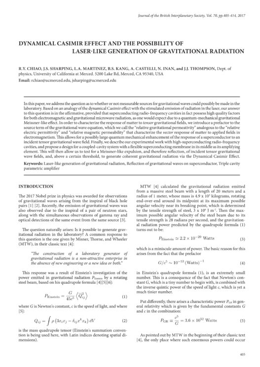 Dynamical Casimir Effect And The Possibility Of Laser-like Generation Of Gravitational Radiation