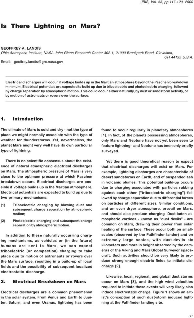 Is There Lightning on Mars BIS Shop