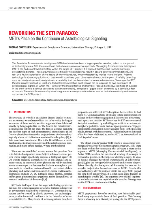 Reworking the SETI Paradox: METI's place on the Continuum of Astrobiological Signaling
