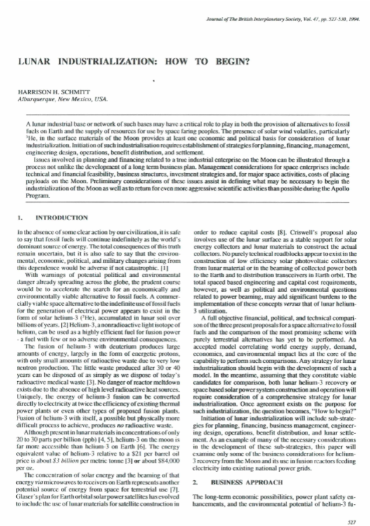 Lunar Industrialization: How To Begin?