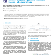Air Intake Shapes for Hypersonic Spaceplane Engines – a Designer's Guide