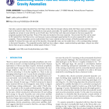 Launching Mass from the Moon Helped by Lunar Gravity Anomalies