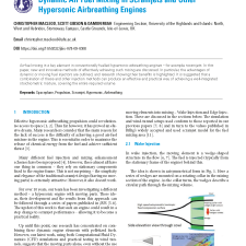 Dynamic Air Fuel Mixing in Scramjets and Other Hypersonic Airbreathing Engines