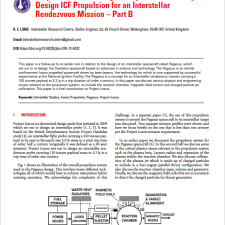 Project Icarus: The Pegasus Spacecraft Concept Design ICF Propulsion for an Interstellar Rendezvous Mission _ Part B