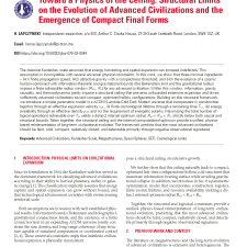 Toward a Physics of the Ceiling: Structural Limits on the Evolution of Advanced Civilizations and the Emergence of Compact Final Forms