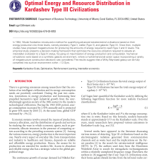 Optimal Energy and Resource Distribution in Kardashev Type III Civilizations