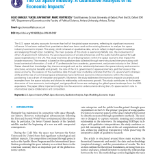 The US Space Industry: A Qualitative Analysis of Its Economic Impacts