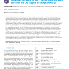 Microalgae and Water-filled ETFE Panel System for Lunar Structures and Life Support: a Conceptual Design